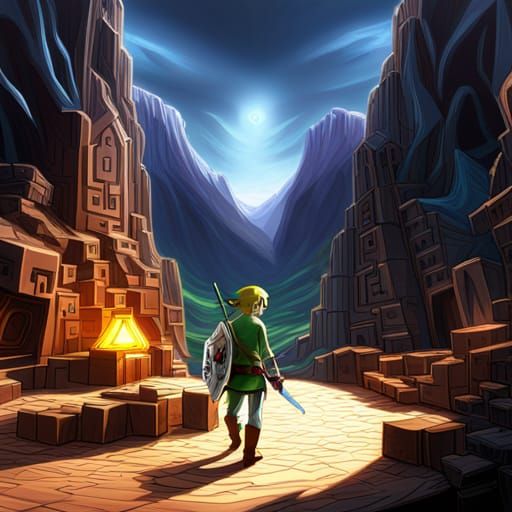The Legend of Zelda: Dungeons of Hylia Box Art