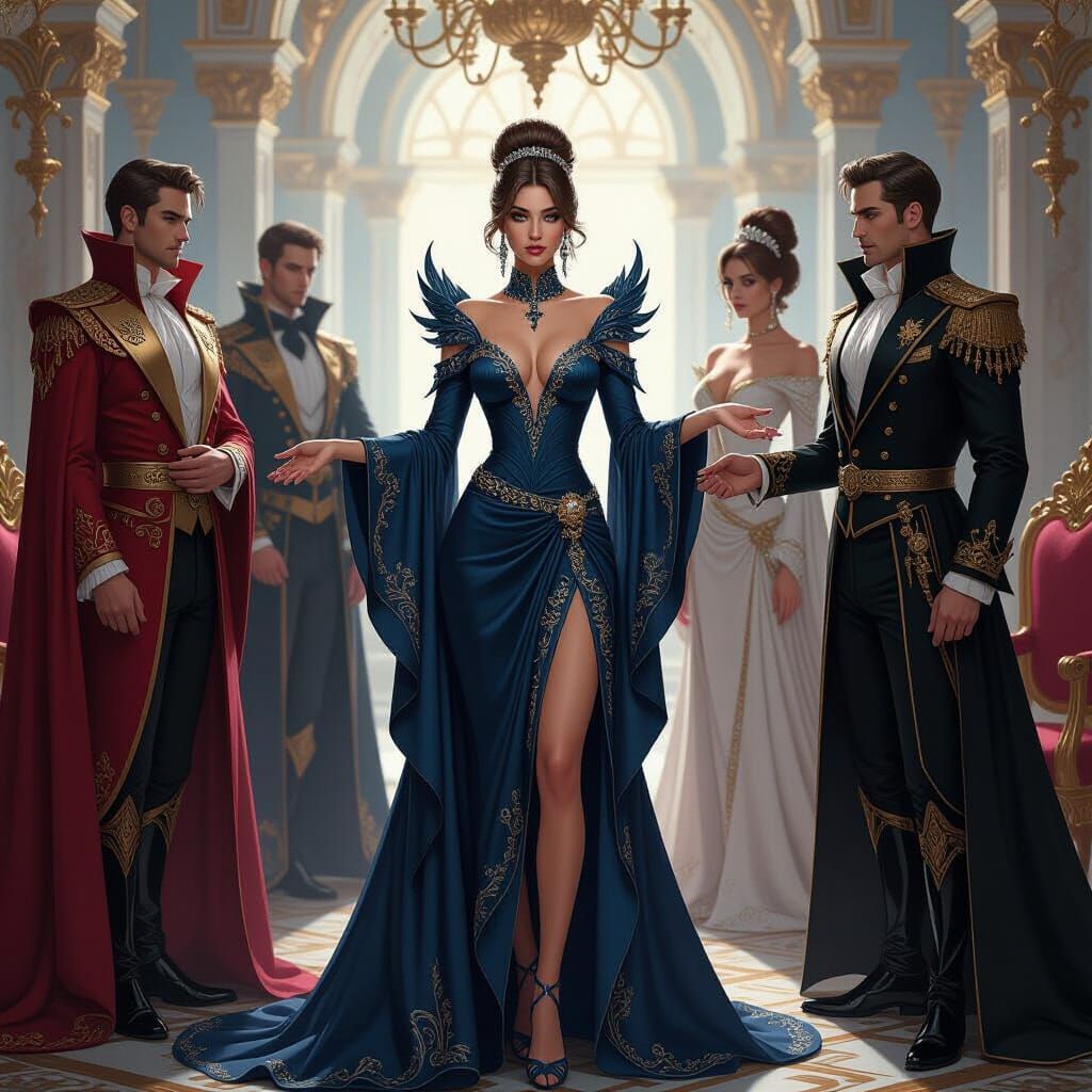 Fae Queen's Tournament in Dark Fantasy Style