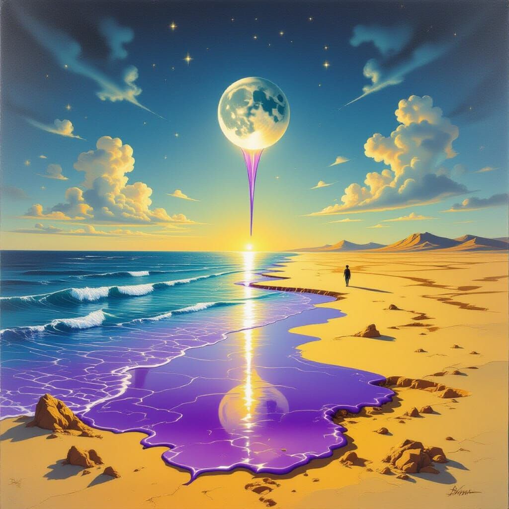 Surrealist Royalty: Born in Purple, Dali Style