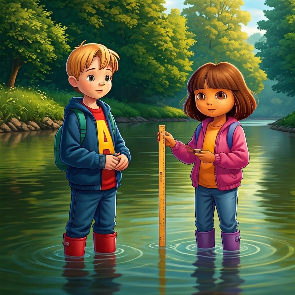 Alvin and Dora's River Field Trip