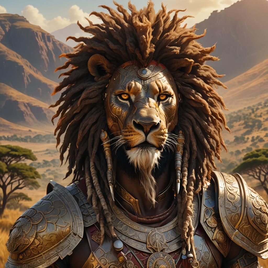 Regal Demon Sabnock in Traditional Ethiopian Armor