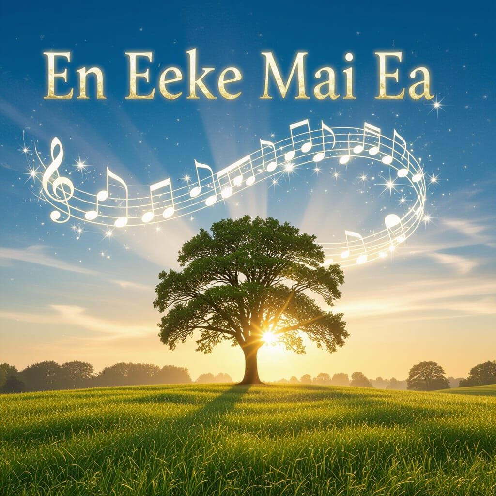 Imagine the words "EN EEKE MAI EA" shimmering in the morning sky, and heavenly music bursting ecstatically from a Golden...