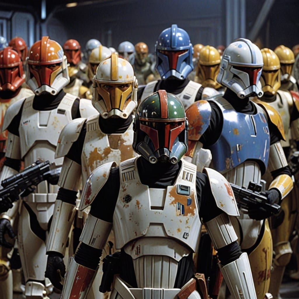 Galactic Stormtroopers in Battle Gear