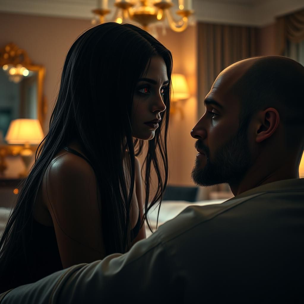 Eerie Portrait of Nyarlathotep in Photorealistic Style