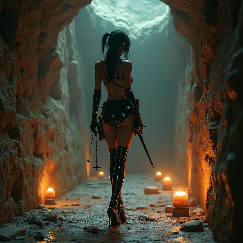 Lara Croft Burglar in Tomb of Maussolos