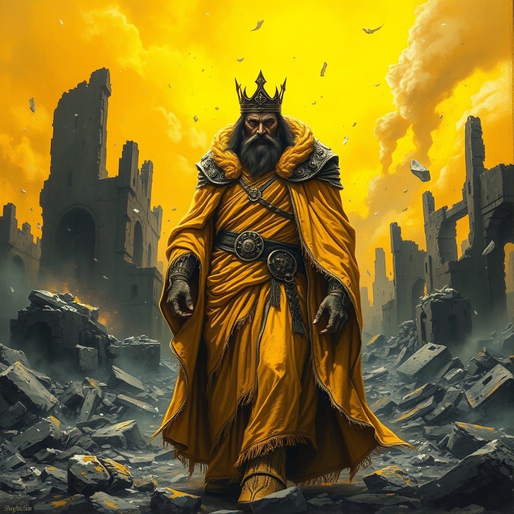 King's Defiance in a Yellow Apocalypse