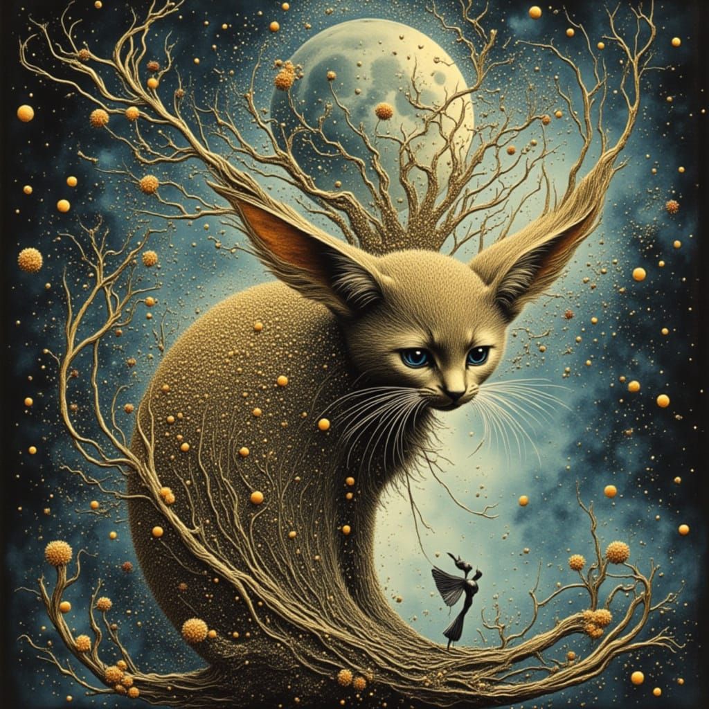 Abstract Floral Art with Soft Focus Effect