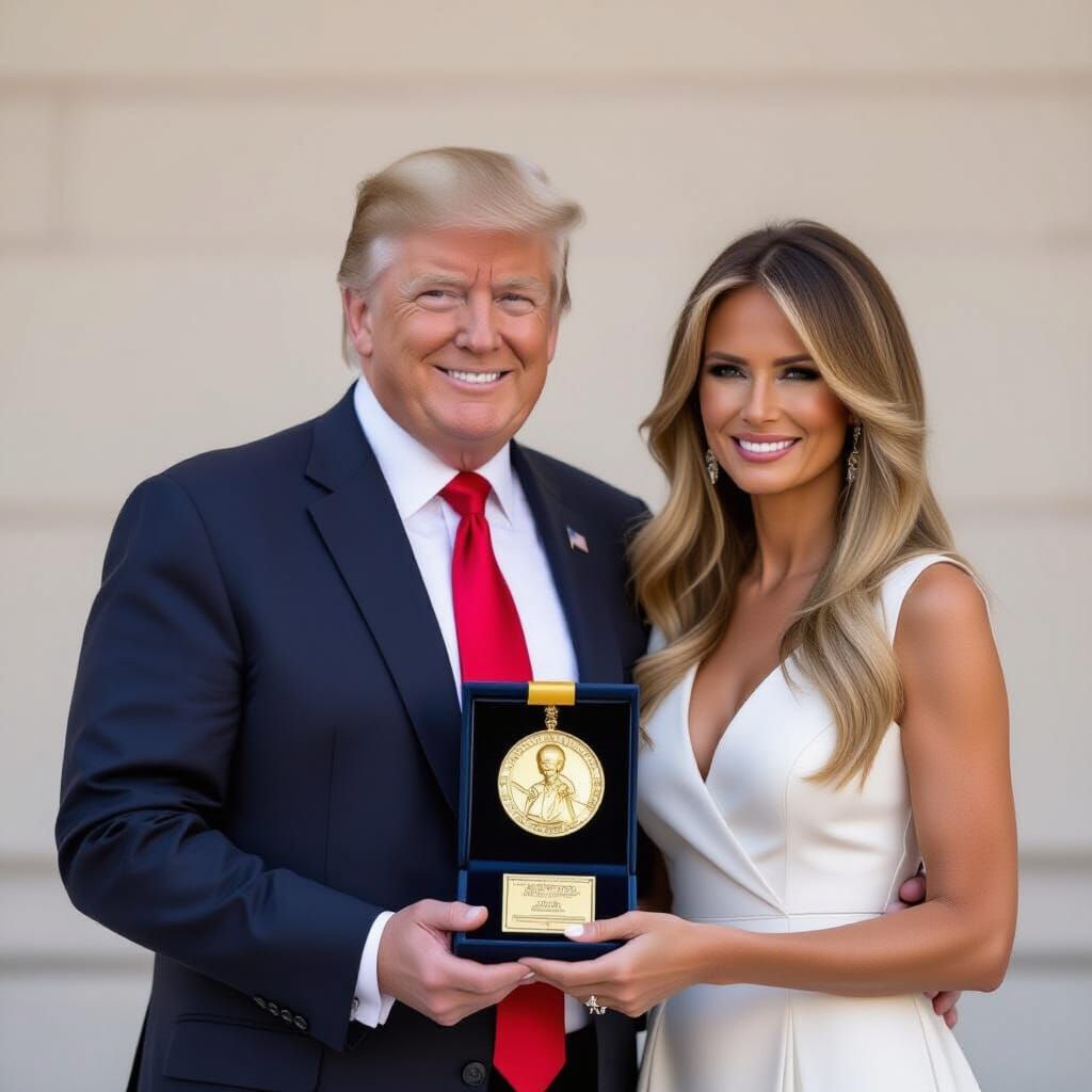 Donald Trump Receives Nobel Peace Prize