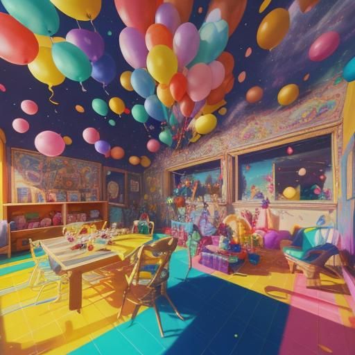 Fantasy Room Surrealism: Whimsical Toys in 3D Art
