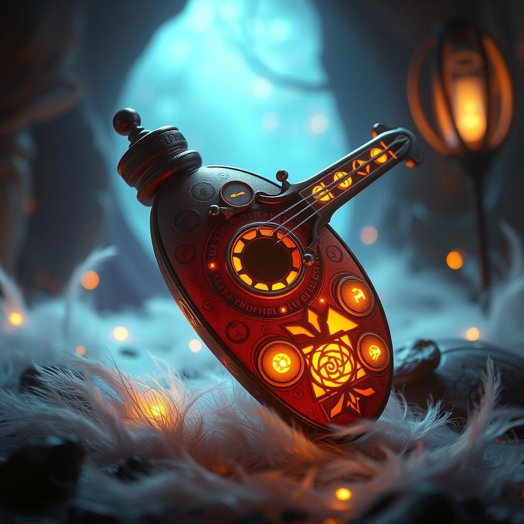 Mystical Ocarina in Dreamlike Ghibli Style