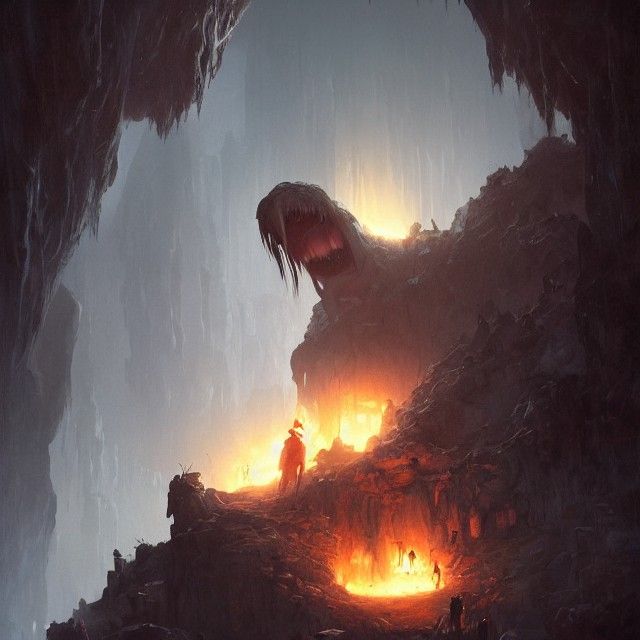 Tormented Soul's Agonizing Smile in Sinister Cave