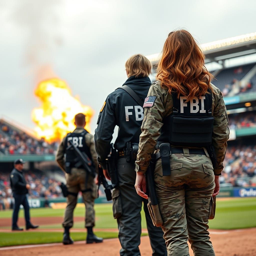 Baseball Stadium Explosion with FBI CSI Team