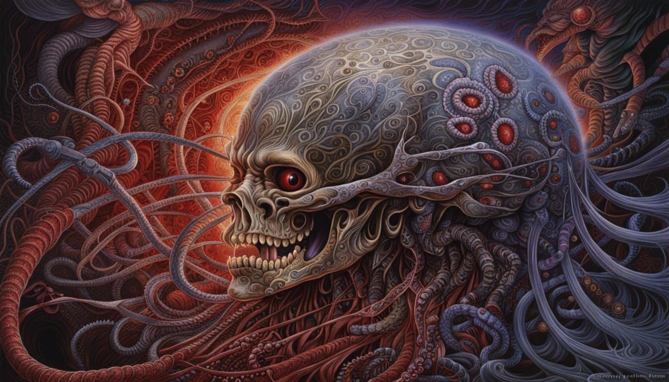 Fractal Nightmare: Maggots in the Brain