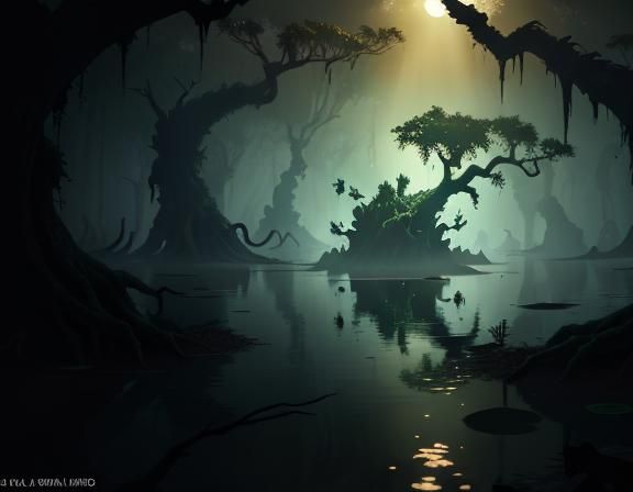 Bullywug Emerges from Mystical Mangrove Swamp