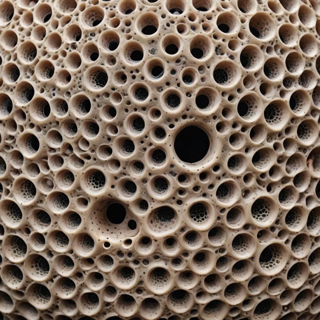 Disturbing Image of Trypophobia Inducing Pattern