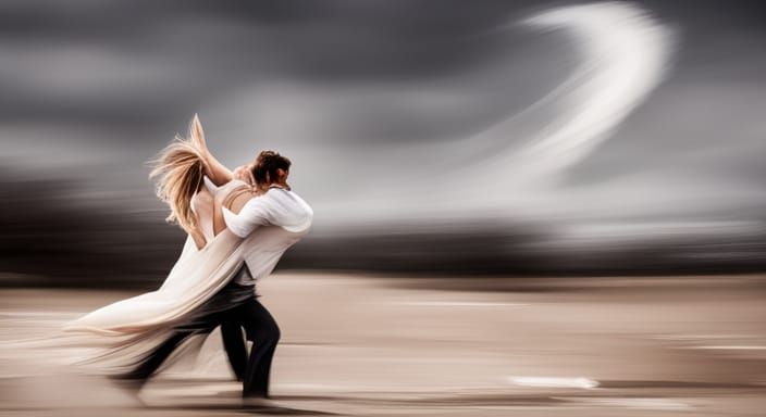 Abstract Image of Digital Motion