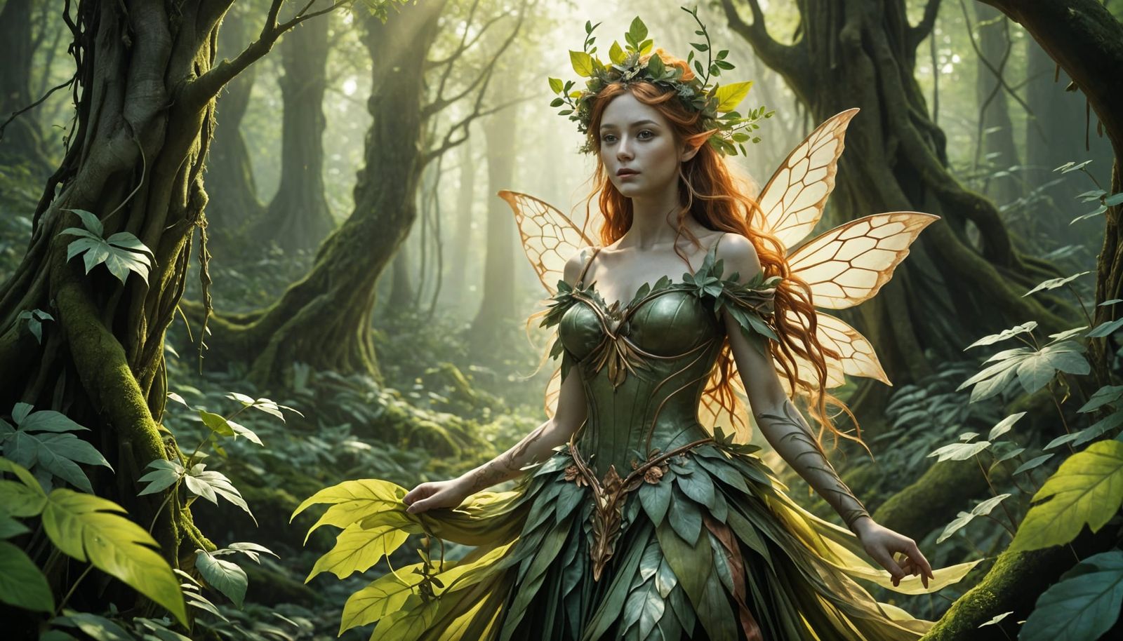Fairy Queen in Enchanted Forest