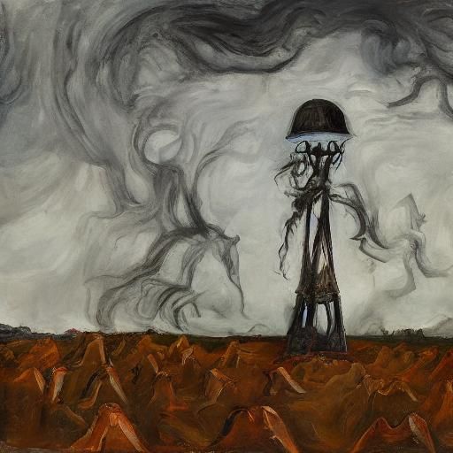 Creepy Carousel with Rabbit on Sausage Mountain