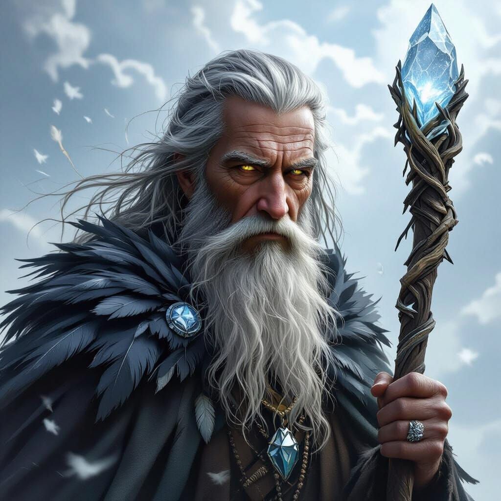 Keeper of Skyspirits: Dark Fantasy Concept Art