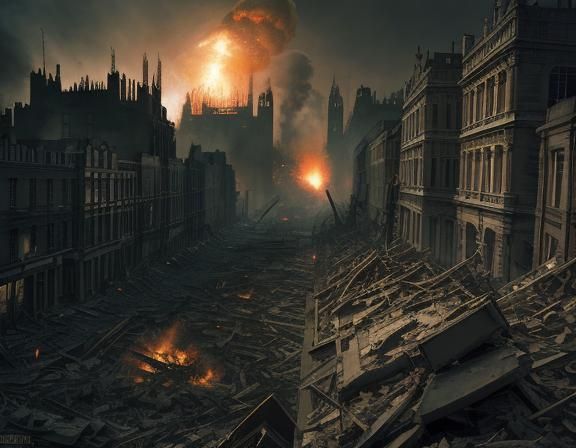 London in Ruins: Dramatic WW2 Destruction