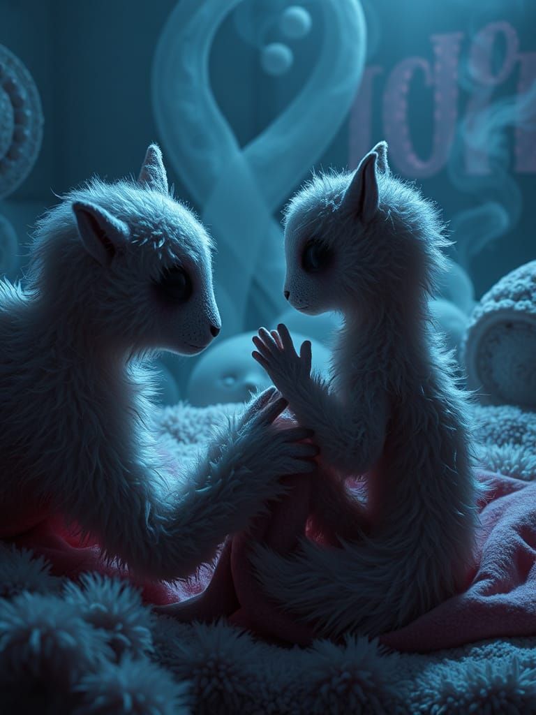 Surreal Steampunk Entities in a Melancholic Dream