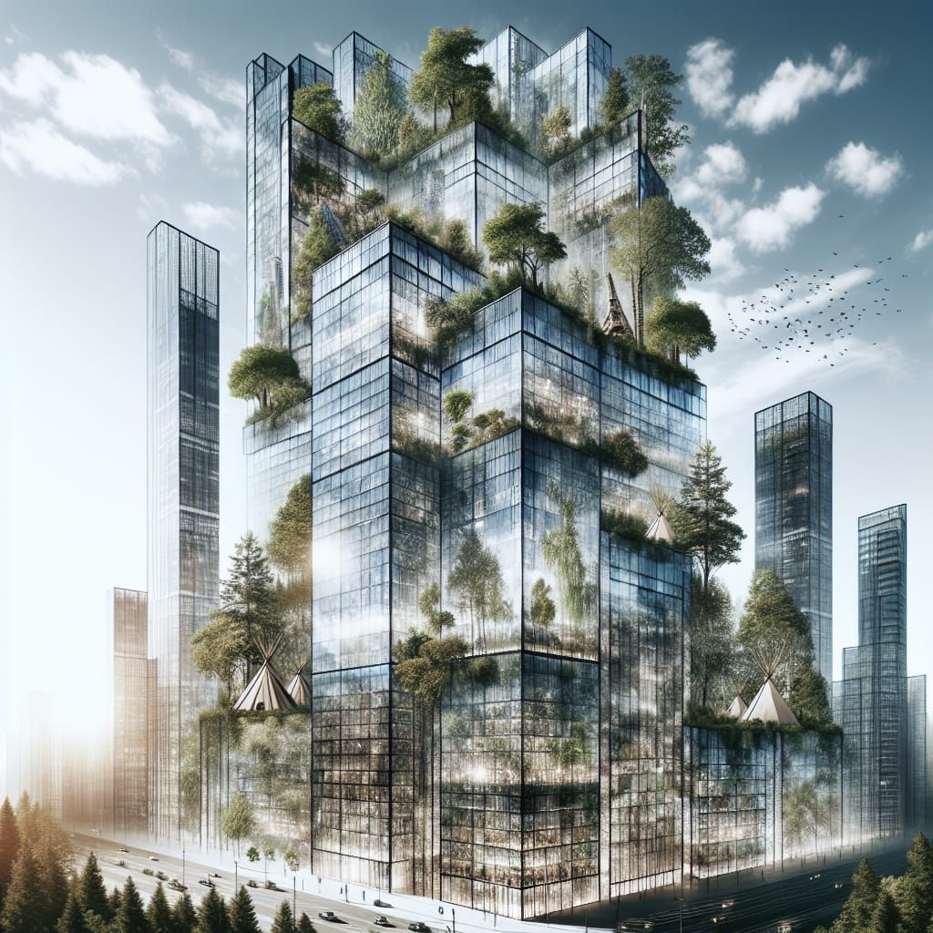 Forest City Empire Inside Colossal Skyscraper