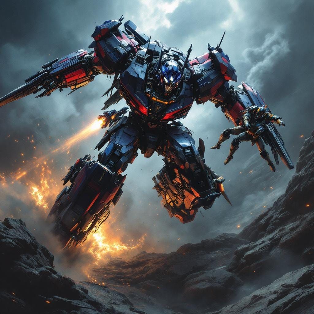 Starscream vs Cliffjumper: Cybertronian Aerial Combat