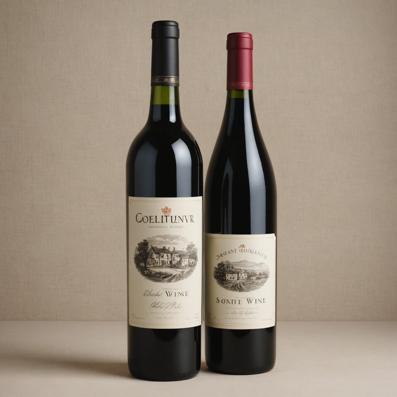 Wine Bottle Generated by AI