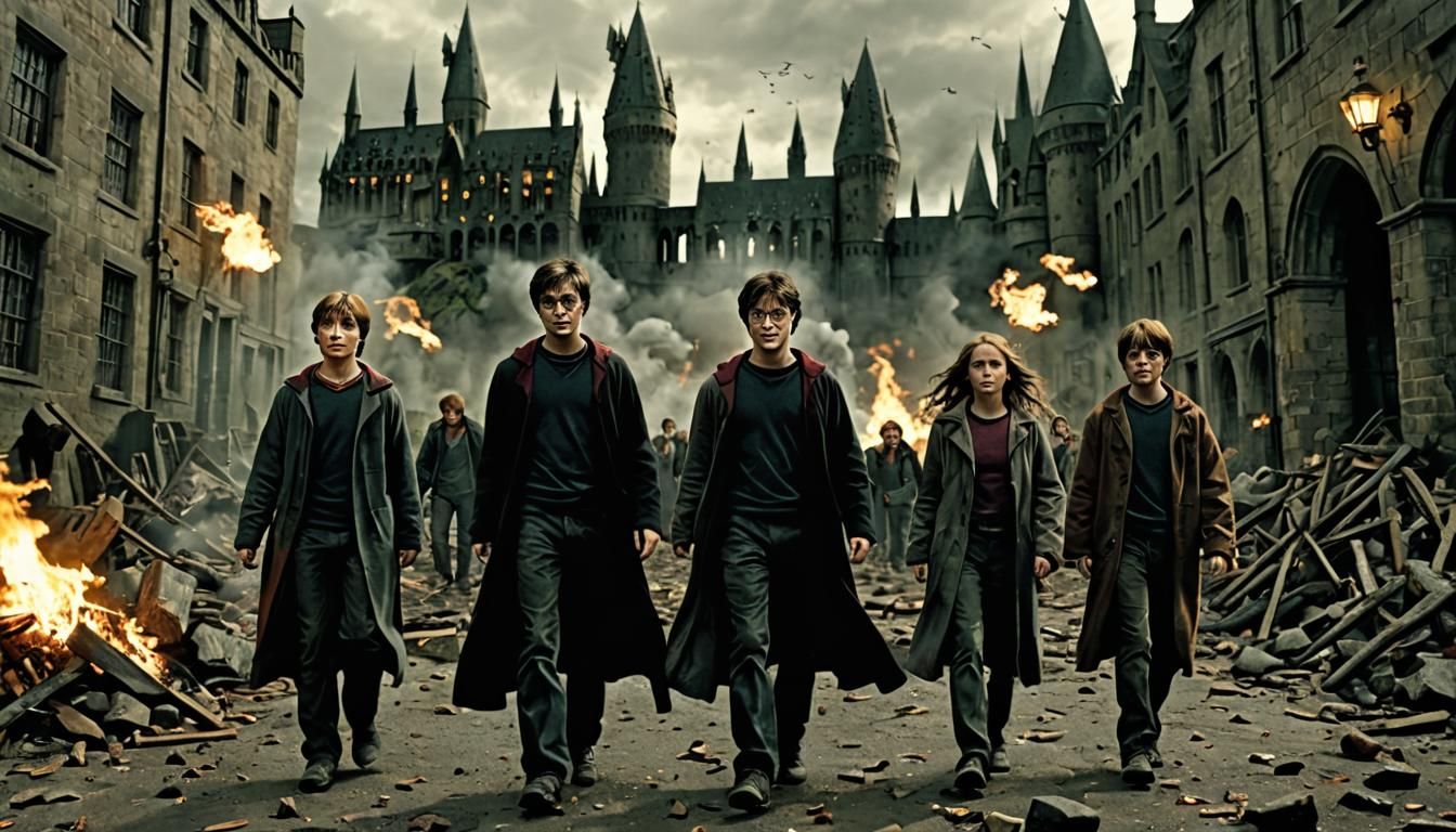 Epic Hogwarts Battle: Harry Potter Finale in 8k