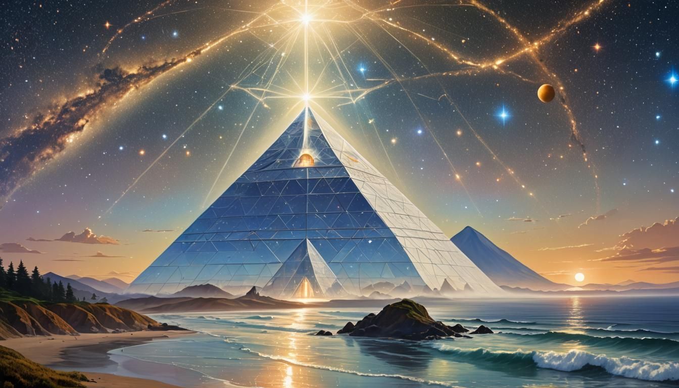 Arcturian Mothership Over Oregon Coast: Cinematic Still