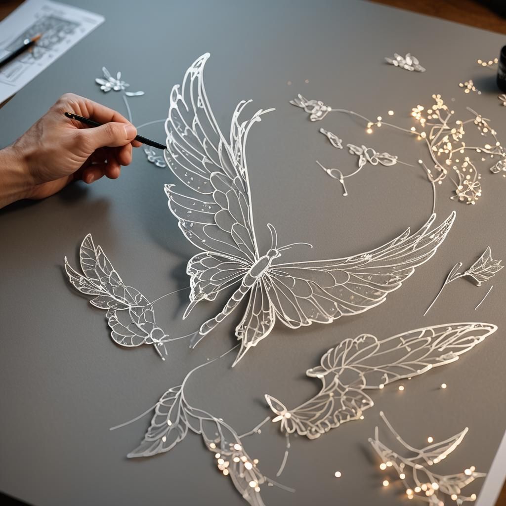 Wing Design in Professional Photography Style