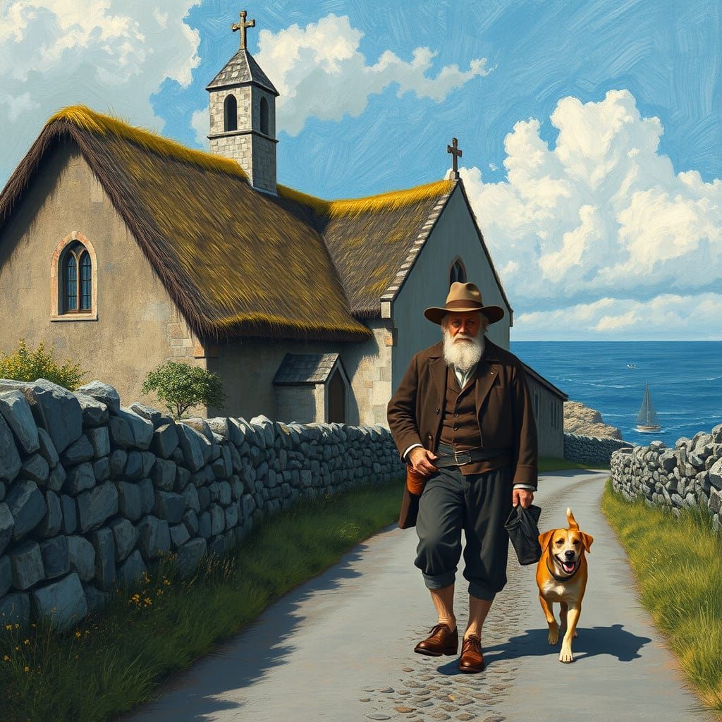 Astonishing 19th Century Fisherman Strolls Through Ireland's...