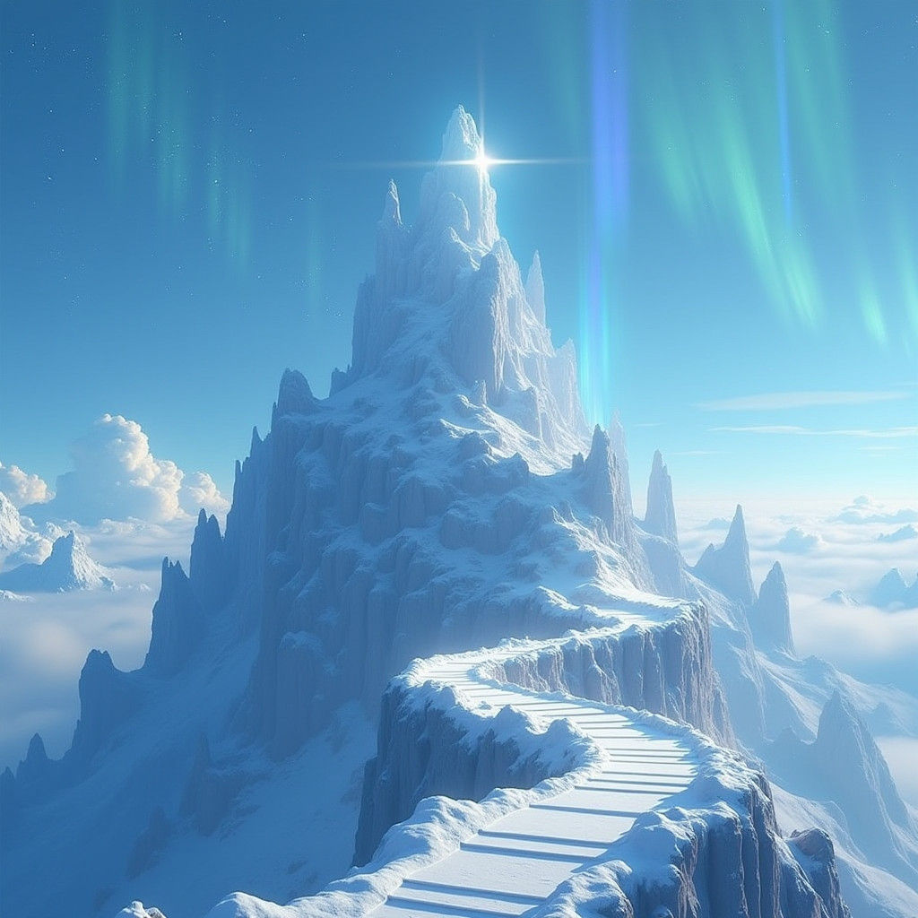 Ethereal Aurora Lights a Distant Fantasy Planet