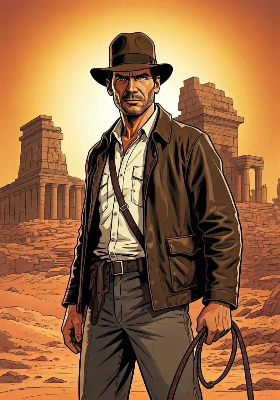 Indiana Jones Ready for Adventure