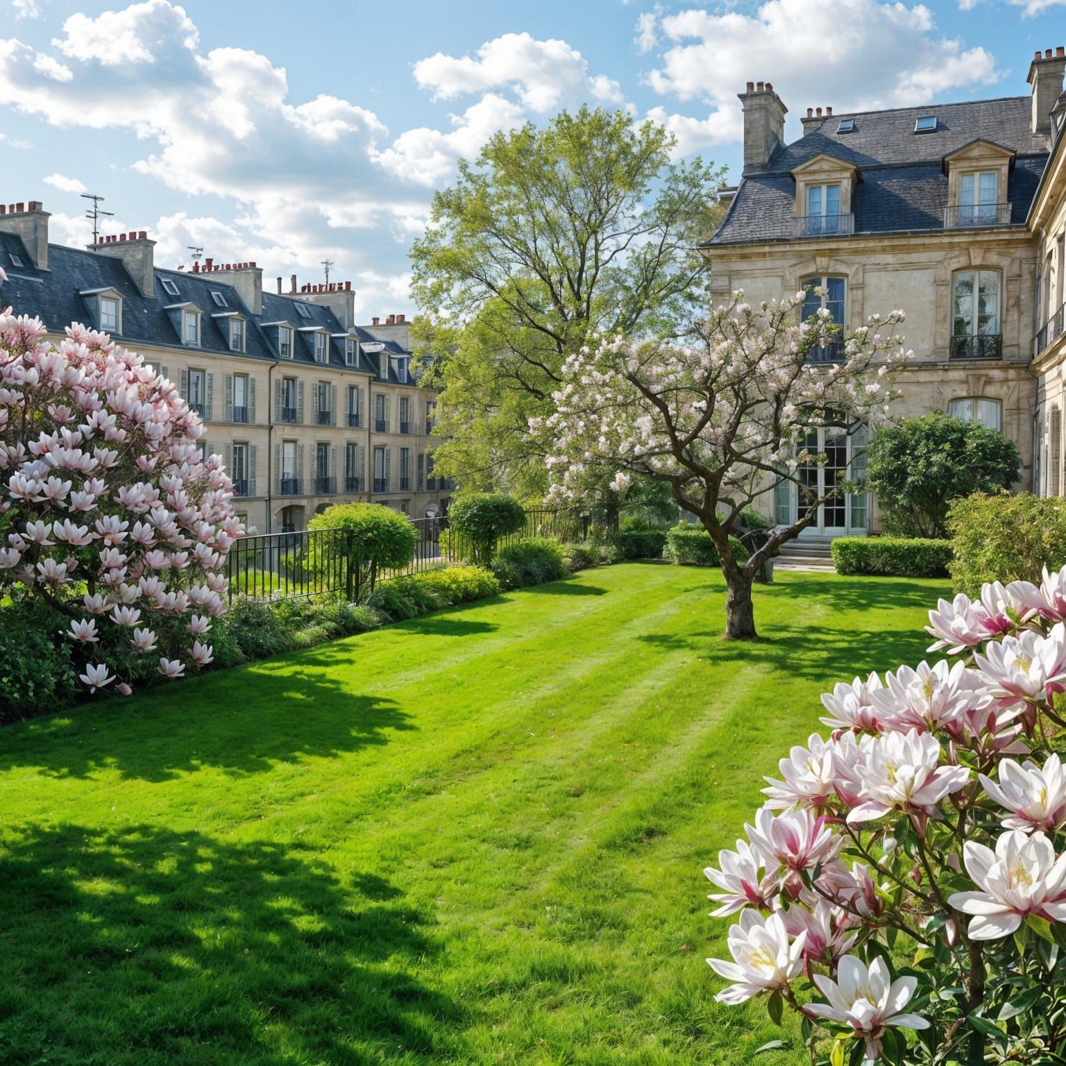 Un Jardin sur le Toit  
Grass 
Apple trees 
Amazing views
Ma...
