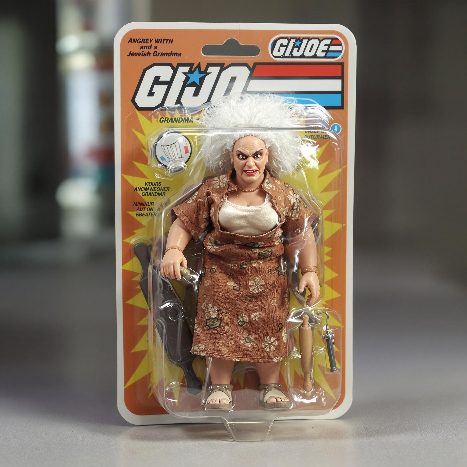 Action Figure of an Angry Grandma