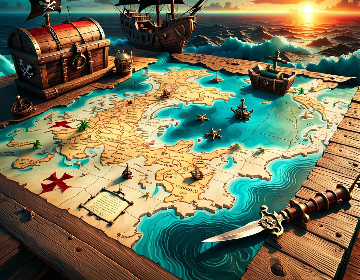 Where is the Pirate Treasure? Are you Brave Enough to Find I...