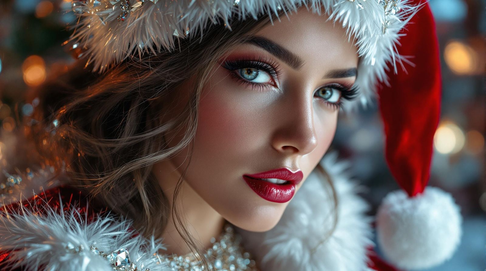 Santa Claus in Sparkling Diamonds