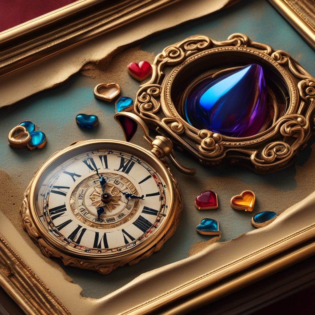 Time and Eternity in Hyperrealistic Splash Art