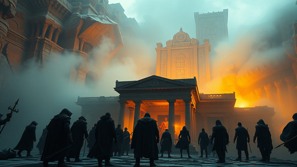 League of Legends Champions at Mystical Pantheon