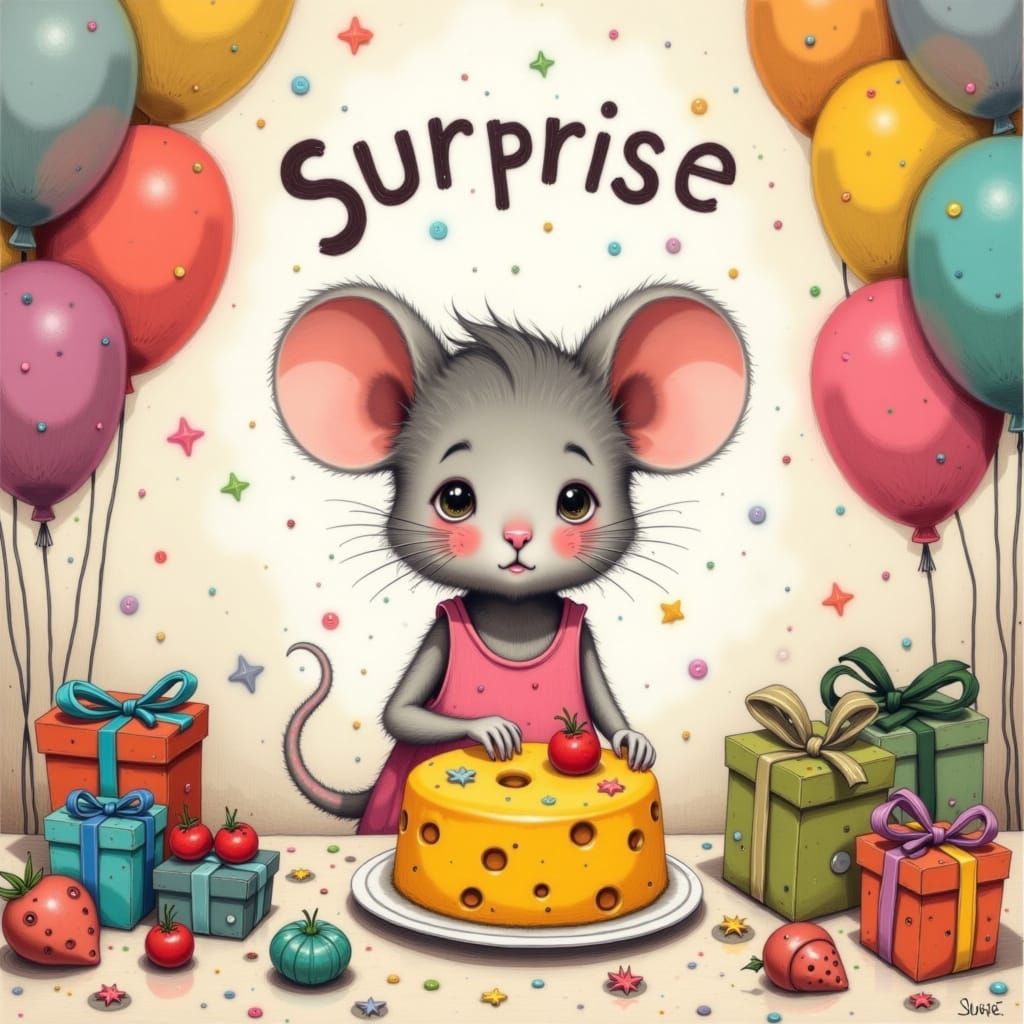Tiny Mouse's Surprise Birthday Party