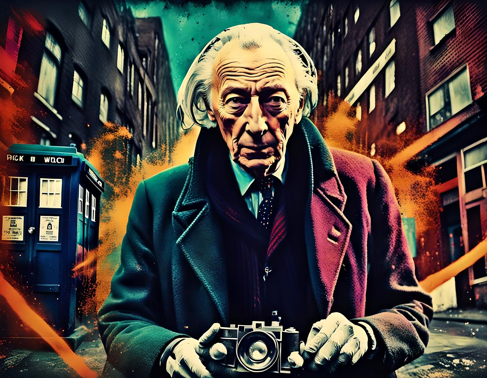 Doctor Who: William Hartnell in Hip Hop Style