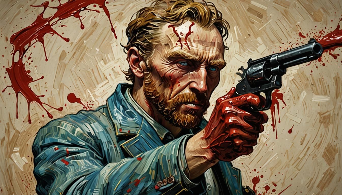 Despair: A Hyperrealistic Portrait in Cinematic Style