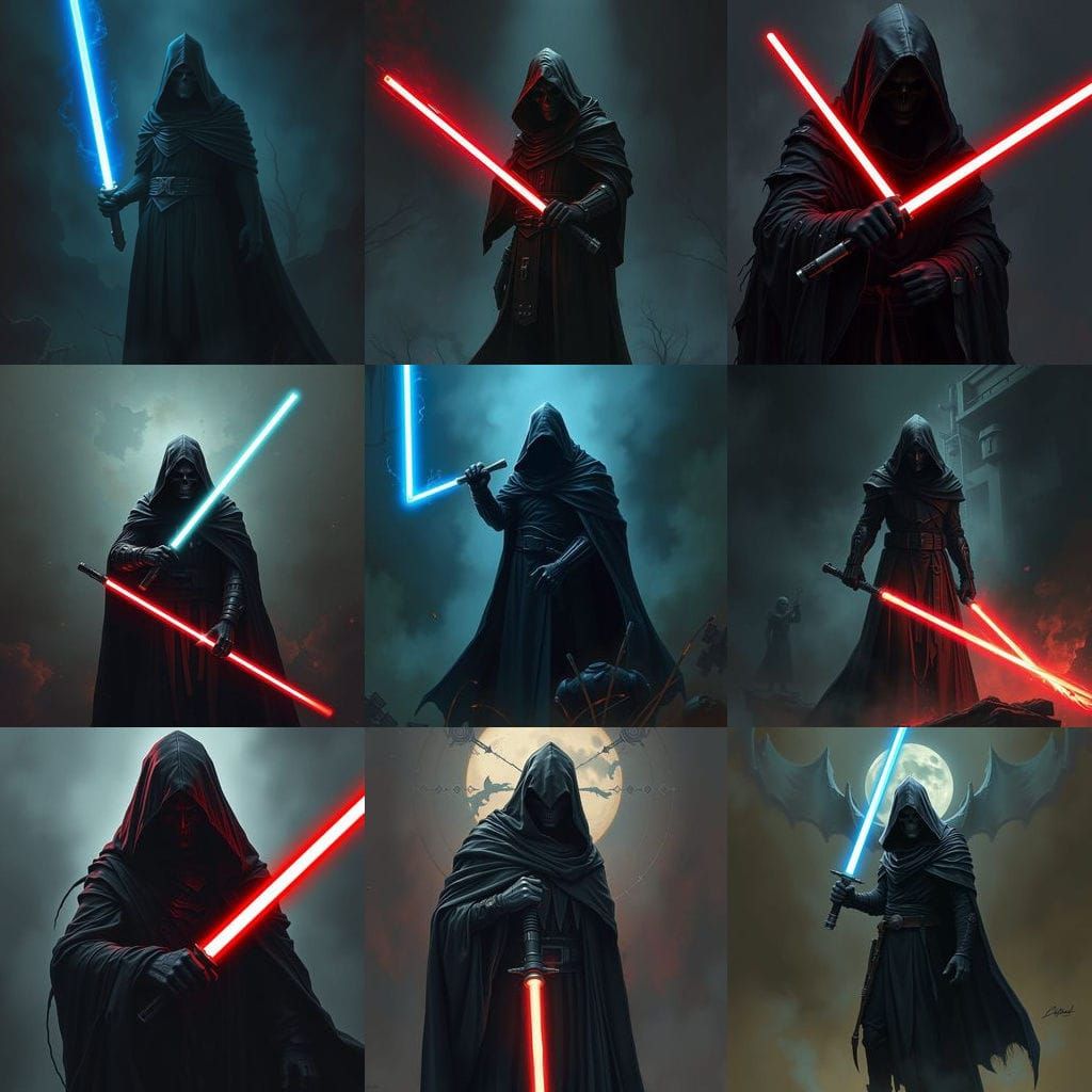 Epic Lightsaber Duel Scene