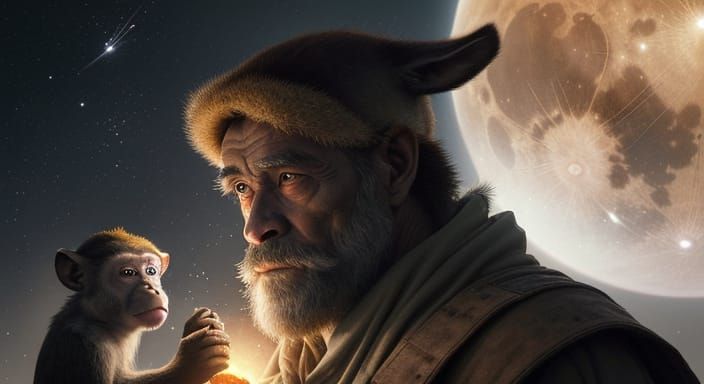 The duration of life, a fairytale by the brothers Grimm