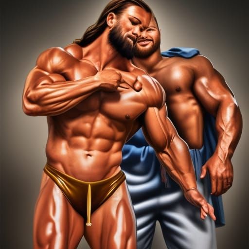 Jesus Meets Chris Bumstead in Hyperrealistic 8K