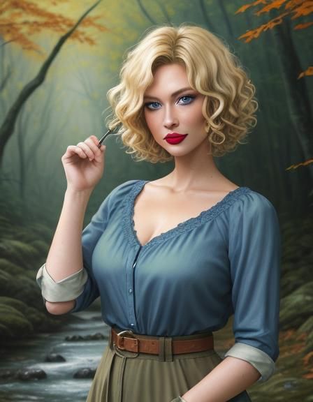 Down by the river bank