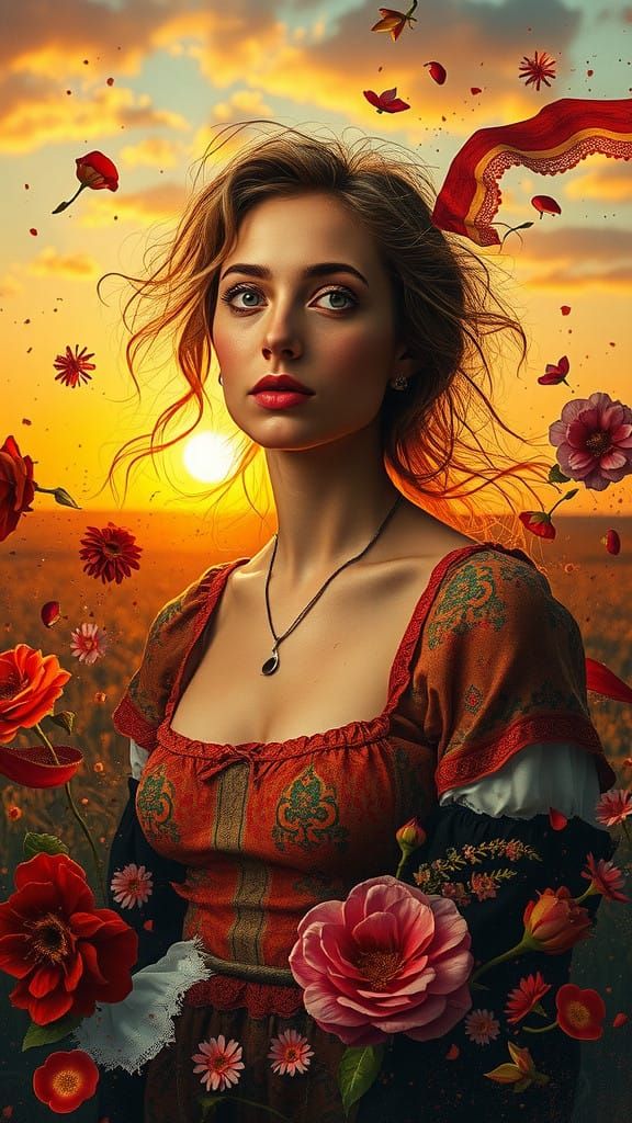 Nancy in Surrealist Whirlwind of Emotion