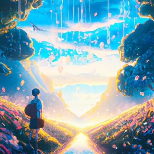 Self Love in Studio Ghibli Anime Style