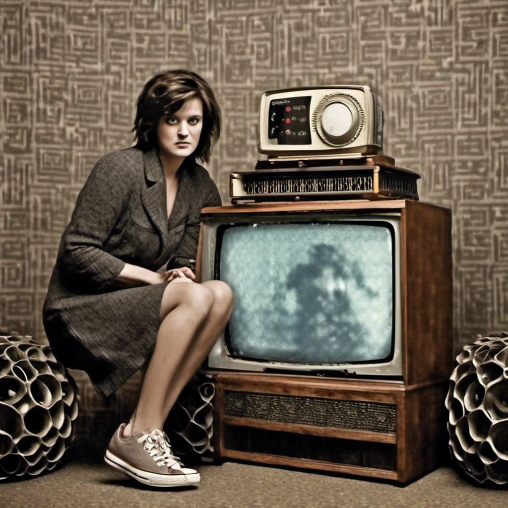 Ghost Hunter and TARDIS in Comic Book Style